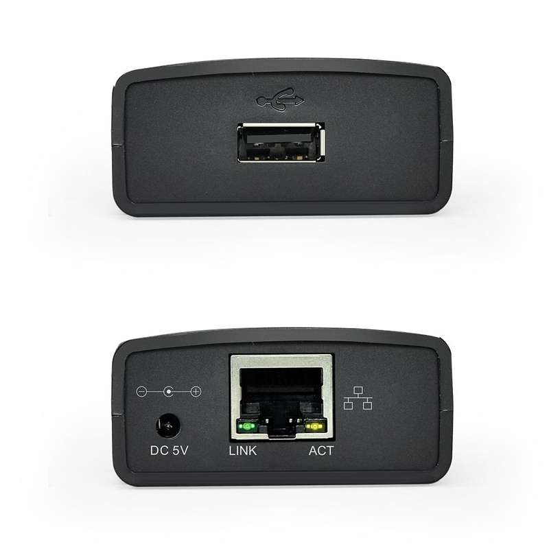 WAVLINK NU72P11 100Mbps Network Print Server USB 2.0 Network Printer Power Adapter(EU Plug)