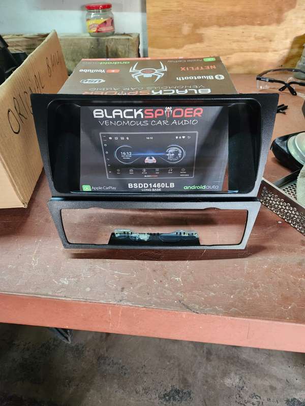 BLACKSPIDER ANDROID AUTO 7" BSDD1460LB - INCLUDES TRIM & WIRING LOOM FOR E90 - PLUG AN PLAY