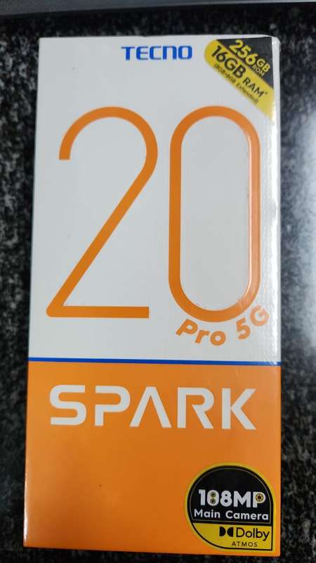 TECHNO 20 PRO 5G / 256 GB ROM - 16GB RAM (SEALED IN BOX) - SELLING FAR BELOW COST