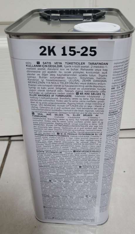 Standox 2k Paint thinner car