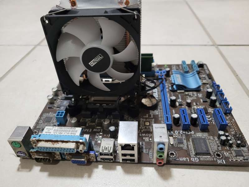 Asus H61M + i3 3250 + New RGB Cooler