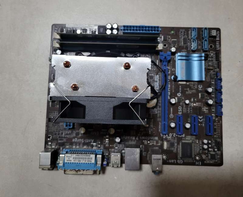 Asus H61M + i3 3250 + New RGB Cooler