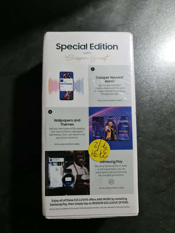 New Samsung A30s LTD Edition Cassper Nyovest