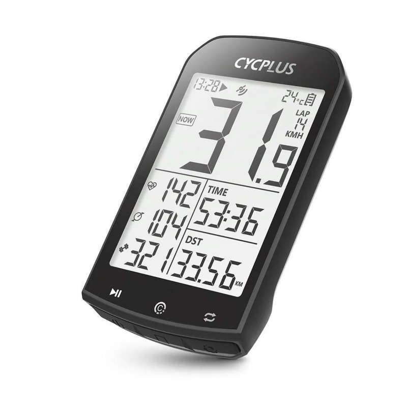 CYCPLUS M1 Wireless Waterproof Bluetooth GPS Bike Speedometer, Rechargeable (Unwanted Gift)