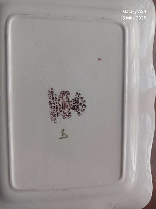 Masons Ironstone cheese dish