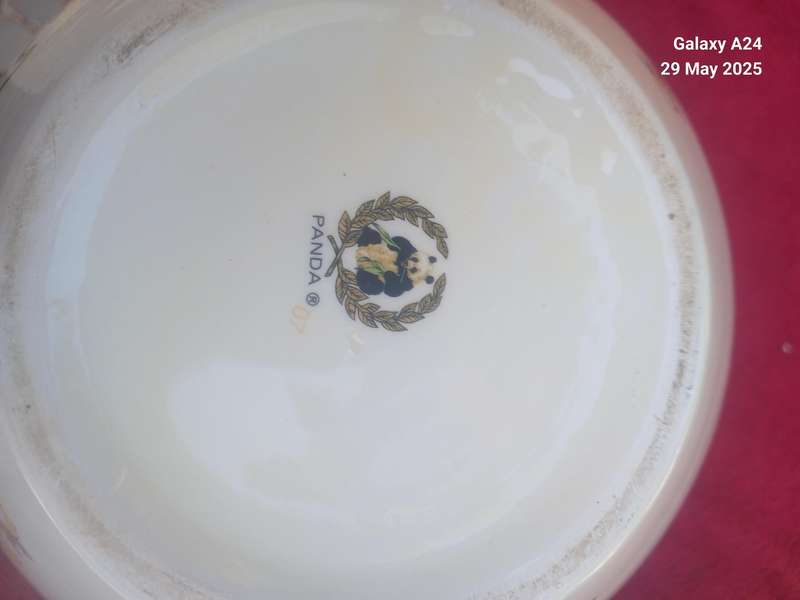 Large oriental Panda porcelain vase