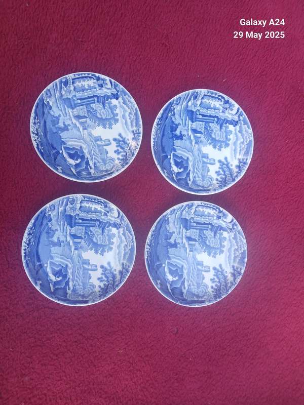Set of 4 Copeland Spode Italian butter pats