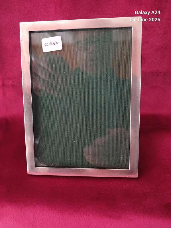Hallmarked silver picture frame