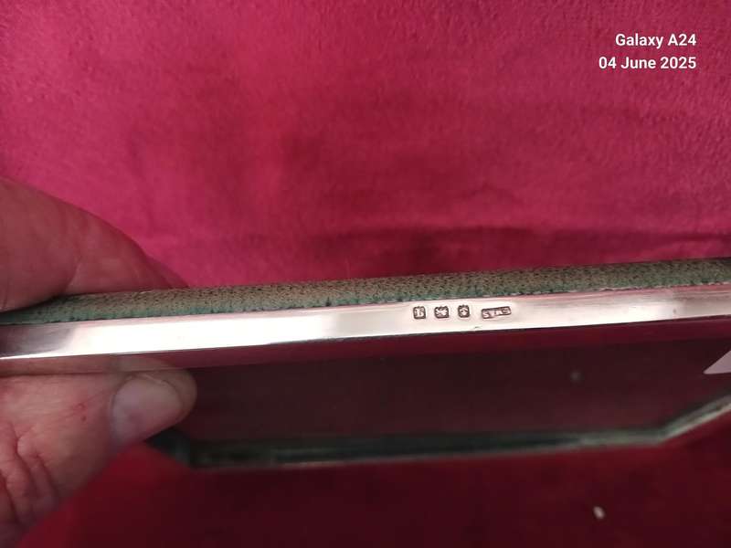 Hallmarked silver picture frame