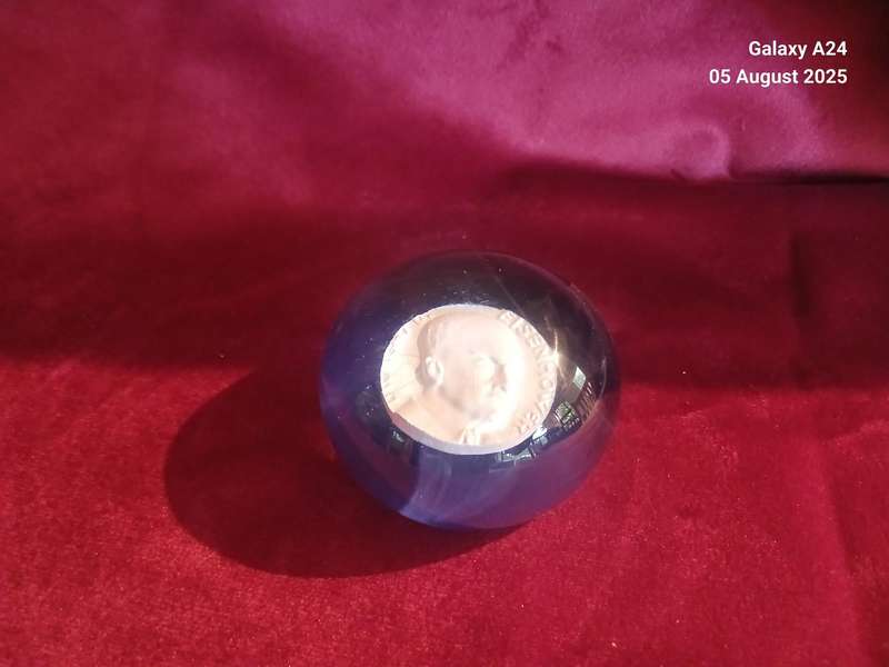 Baccarat crystal paperweight