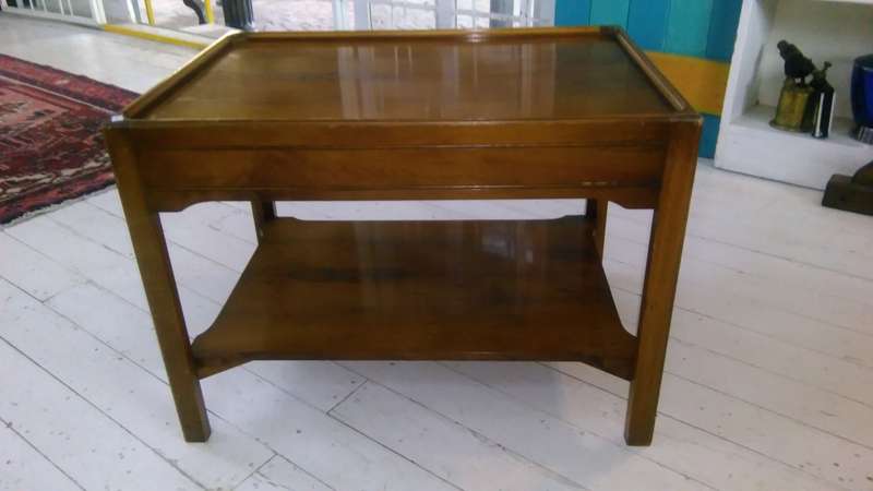 Rosewood Two tier side table.