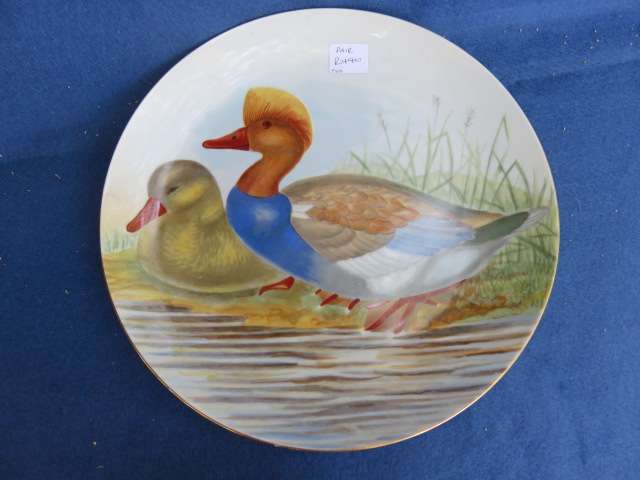 Pair of Imperial Imari Limited Collectors plates with ducks