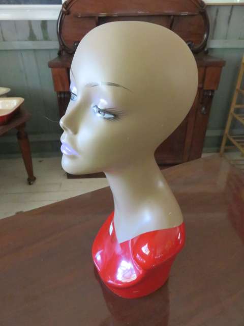 Vintage mannequin head