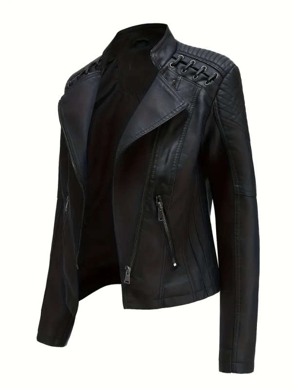 Medium Women's Slim Fit Lightweight Moto Jacket