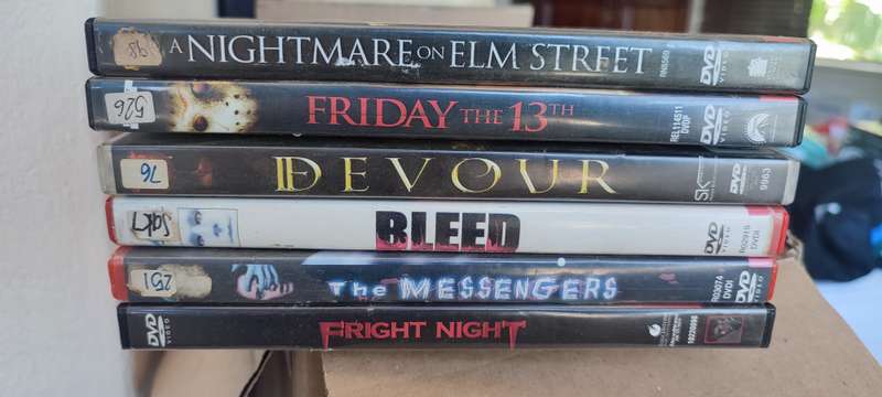 Horror Movie DVDs Lot#1