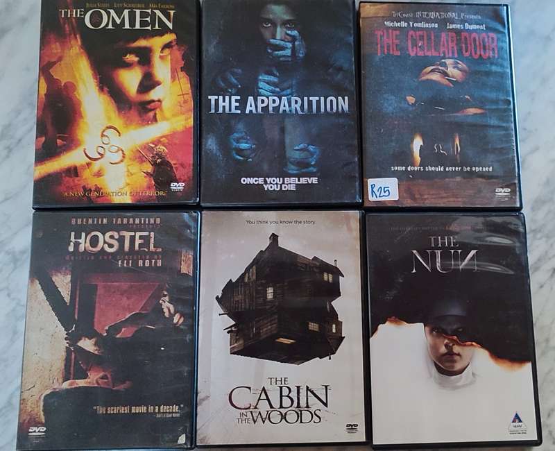 Horror Movie DVDs Lot#2