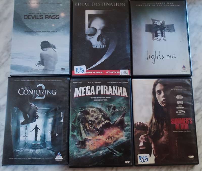 Horror Movie DVDs Lot#3