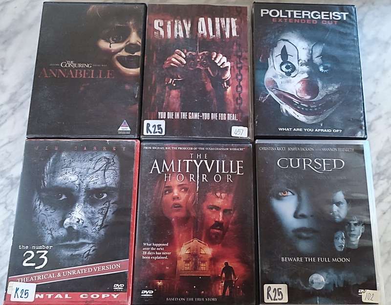 Horror Movie DVDs Lot#4