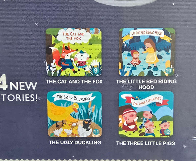 Mideer Children's Storybook Torch with 12 Stories