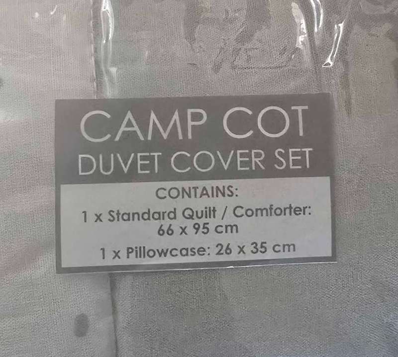 Baby Batman Camp Cot Comforter