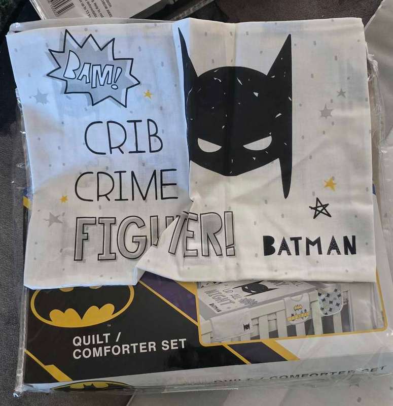 Baby Batman Camp Cot Comforter