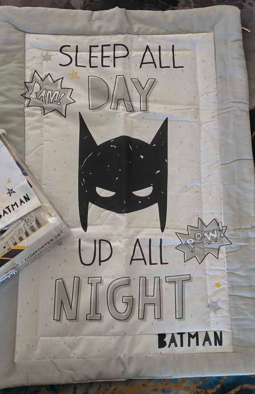 Baby Batman Camp Cot Comforter