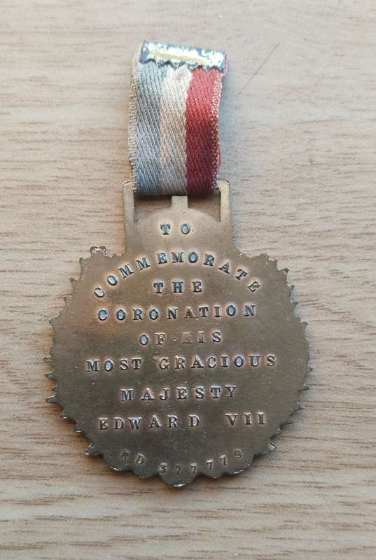 King Edward VII Commemorative Coronation Medal.