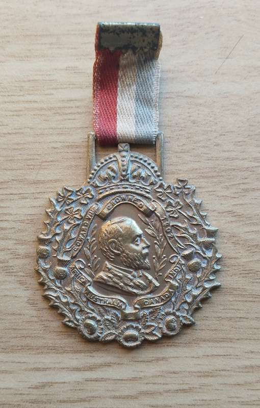 King Edward VII Commemorative Coronation Medal.