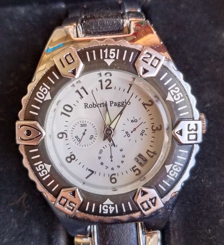 Robert Piaggio new watch in box.