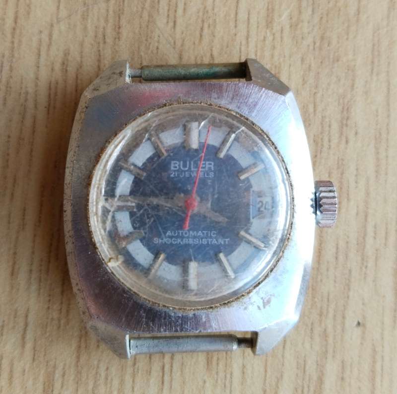 Vintage Buler 21 Jewels automatic watch.