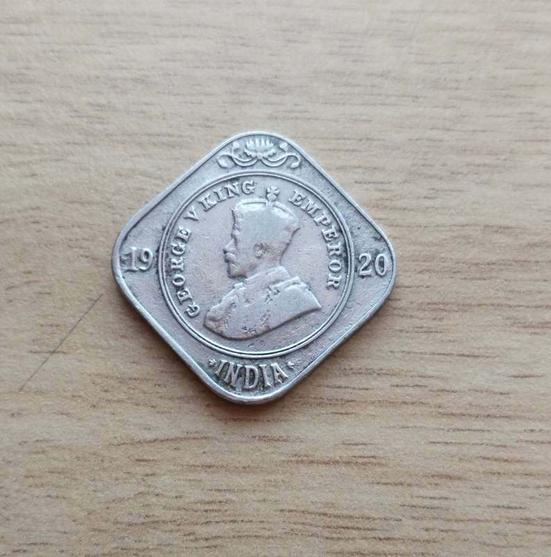 India 1920 2 Annas.