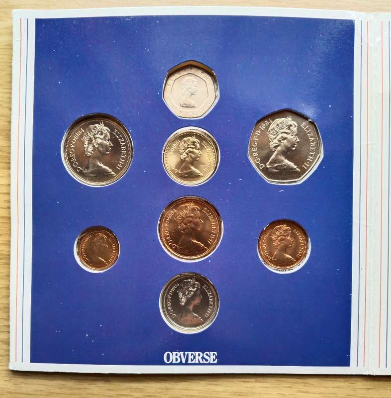 Great Britain Royal Mint 1984 UNC Set.