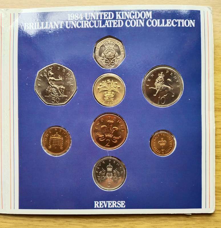 Great Britain Royal Mint 1984 UNC Set.