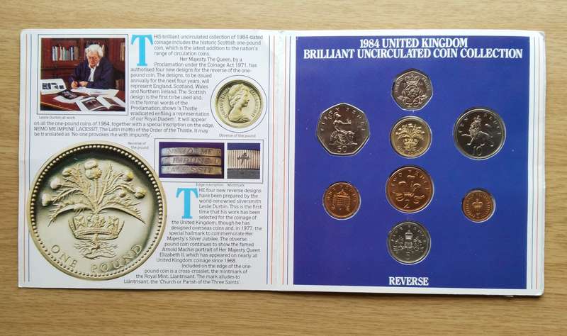 Great Britain Royal Mint 1984 UNC Set.