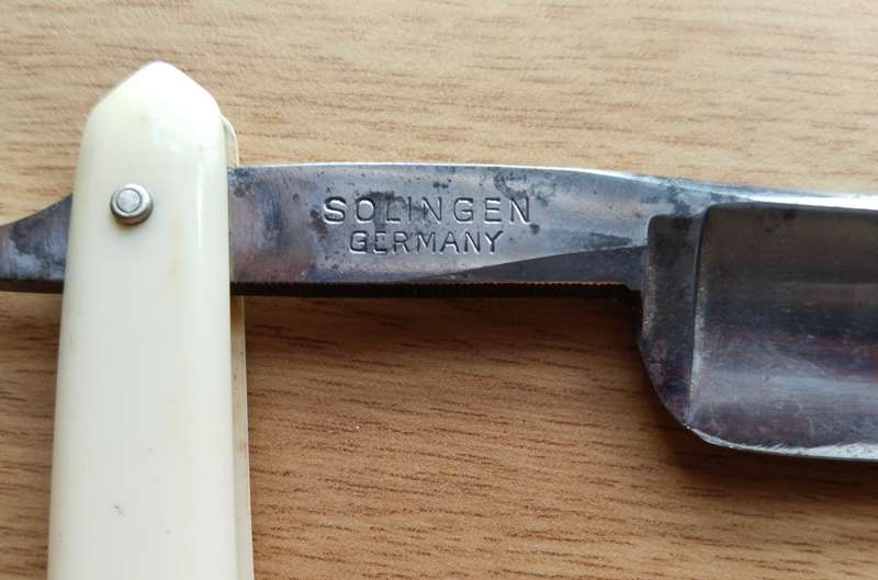 Ashley Millers Silver Ring Germany Shaving Knife.