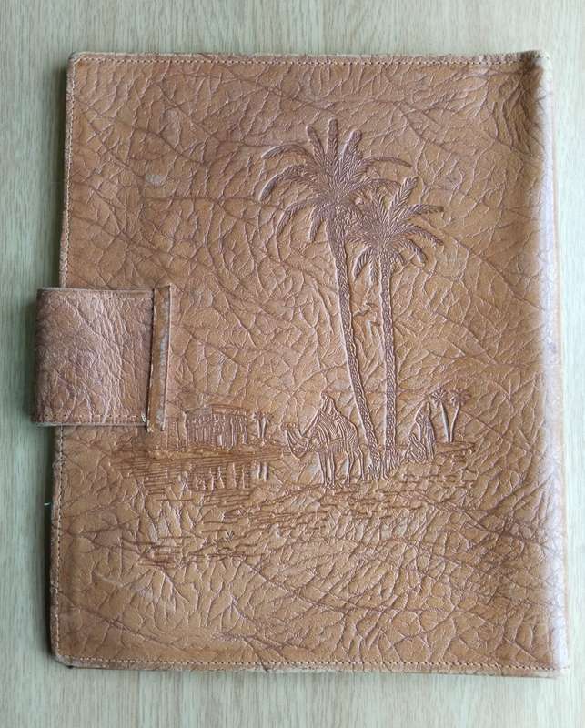 Vintage Antique Egyptian WW11 Period wallet.