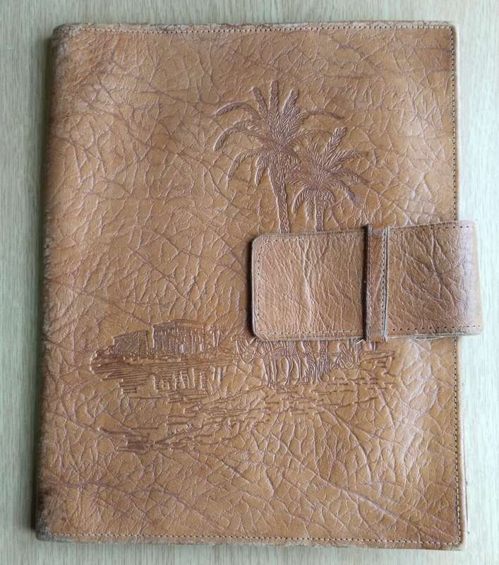 Vintage Antique Egyptian WW11 Period wallet.