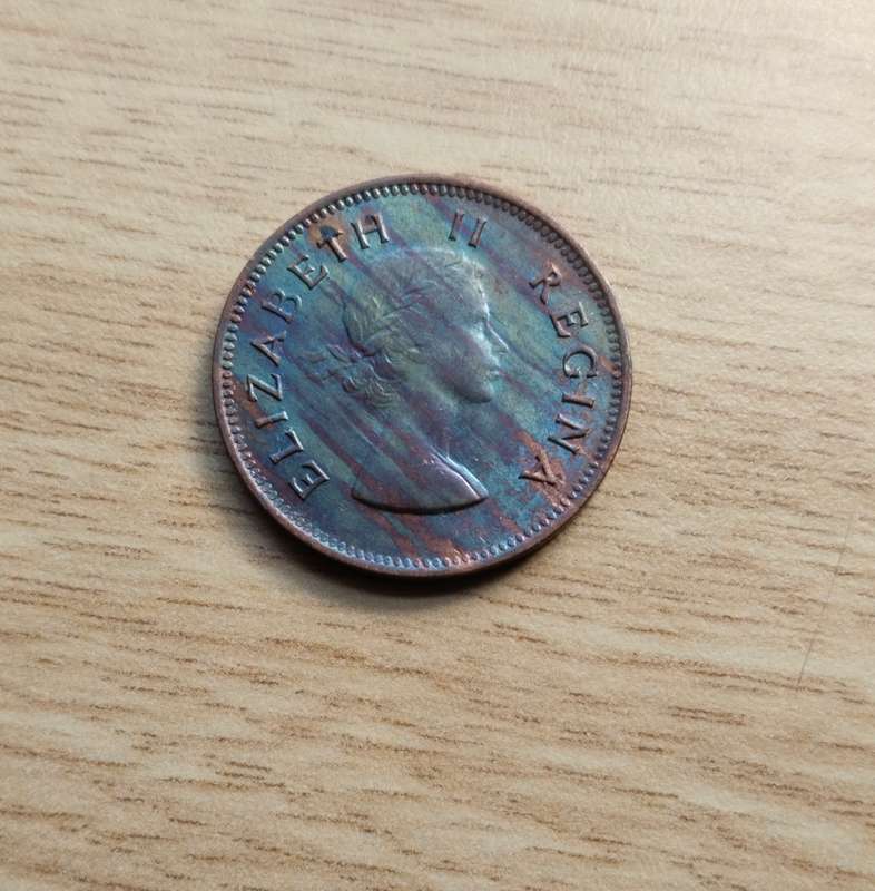 South park 1953 half penny. Great toning.