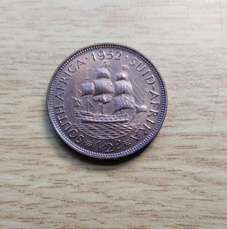 South park 1952 half penny. Good condition.