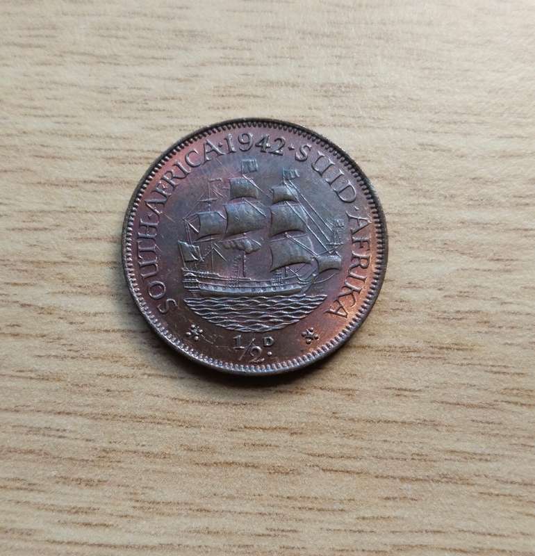 South park 1942 half penny. Good condition.