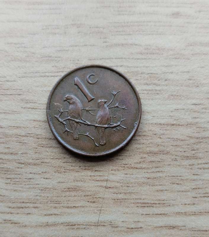 South Africa 1965 English One Cent.