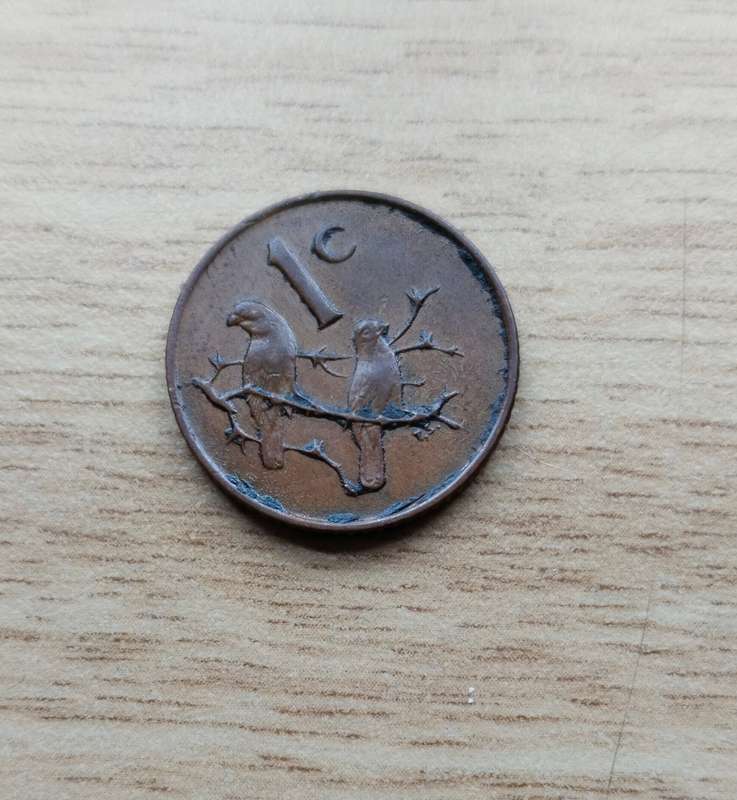 South Africa 1965 English One Cent.