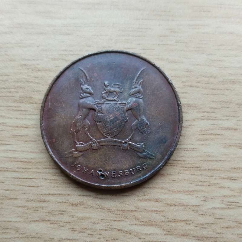 Republic of South Africa Johannesburg commemorative medal.