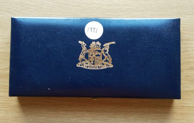 South Africa 1991 Proof Set.