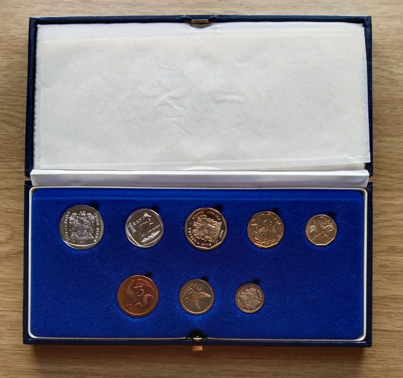 South Africa 1991 Proof Set.