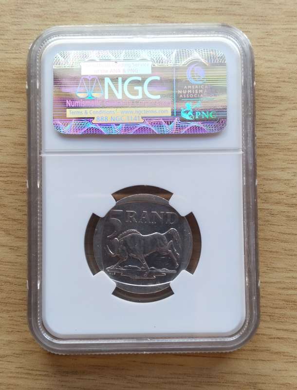 Nelson Mandela 2000 NGC AU58 R5.