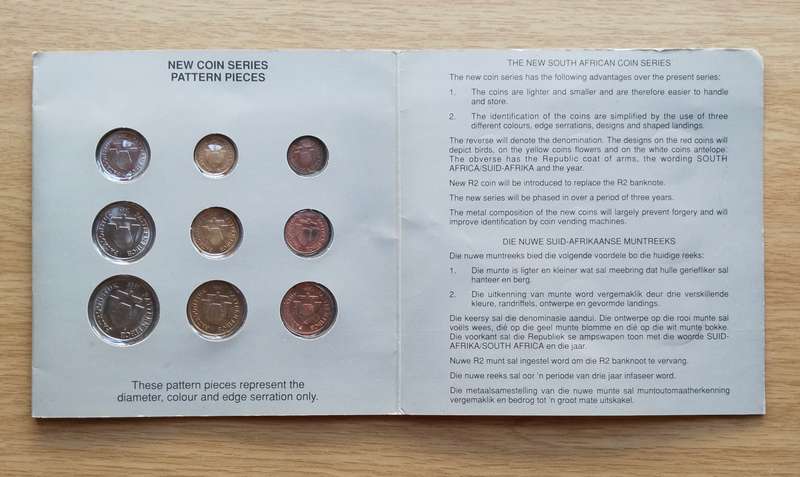 South Africa new coin series proof set.