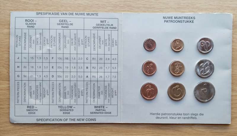 South Africa new coin series proof set.