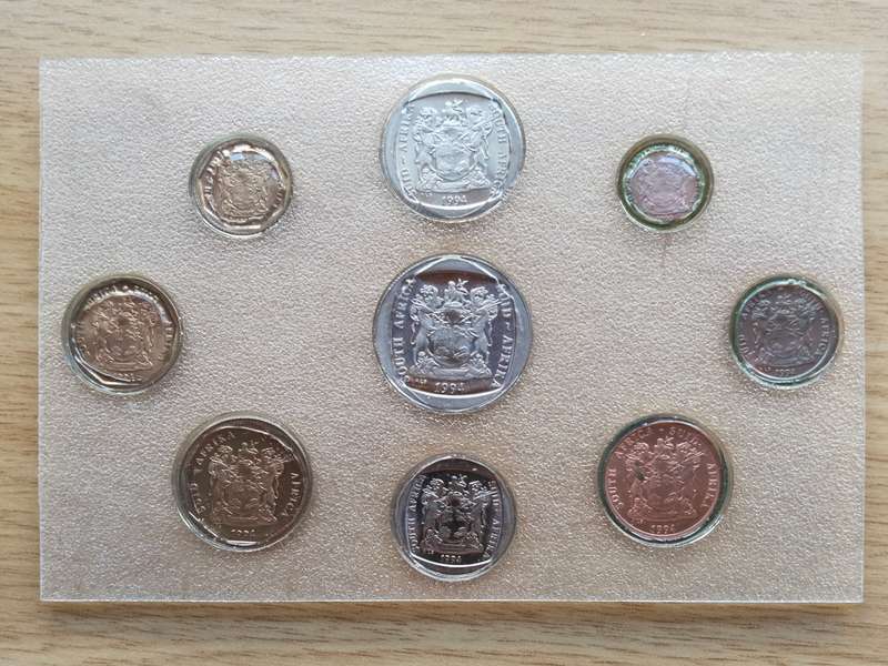 South Africa 1994 UNC Coin pack set.