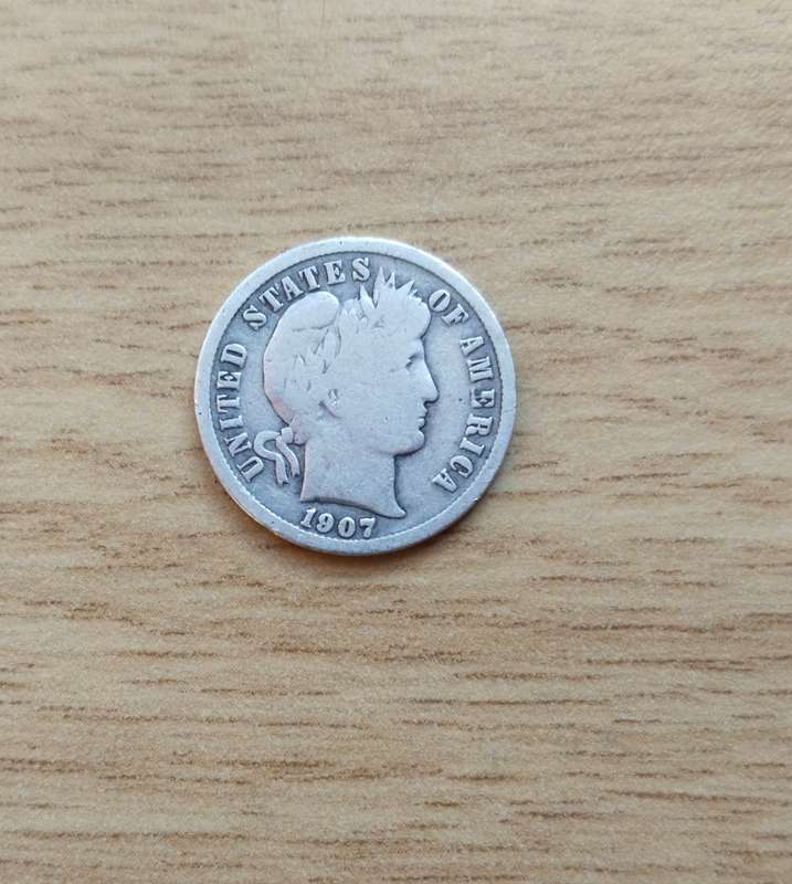 America 1907 One Dime.
